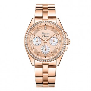 Alexandre Christie AC 2949 Rosegold Full New BFBRGMD